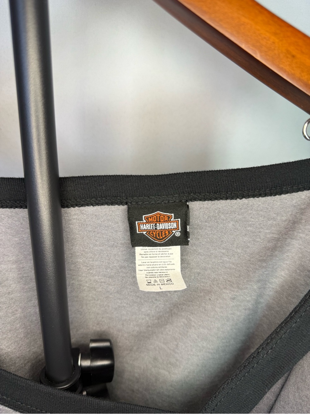 Harley Davidson - Grey Graphic Rhinestone Cami from Knoxville TN - Size L - Picture 2 of 6